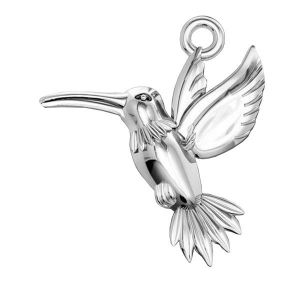 Přívěsek kolibřík, stříbro 925*CHARM 86 14,5x16 mm