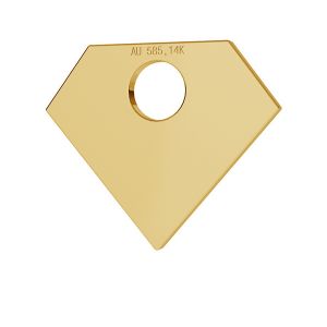  Diamant přívěsek zlato 14K LKZ-00013 - 0,30 mm