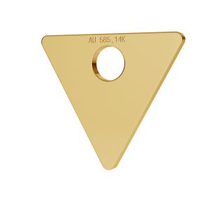 Trojúhelník přívěsek zlato 14K LKZ-00016 - 0,30 mm