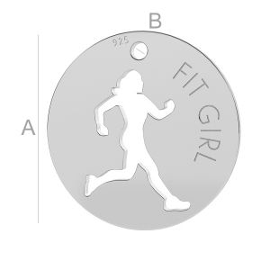 Fit girl privesek, LK-0664 - 0,50