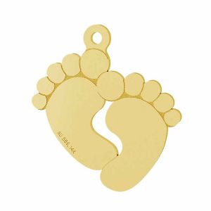 Dětské nohy přívěsek zlato 14K LKZ-00482 - 0,30 mm
