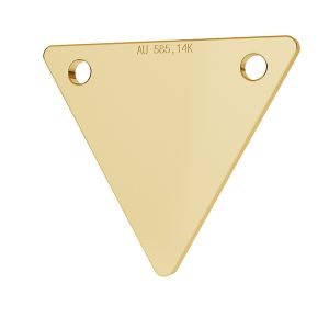 Trojúhelník přívěsek zlato 14K LKZ-00581 - 0,30 mm