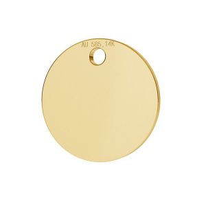 Kolo přívěsek zlato 14K LKZ-00025 - 0,30 mm