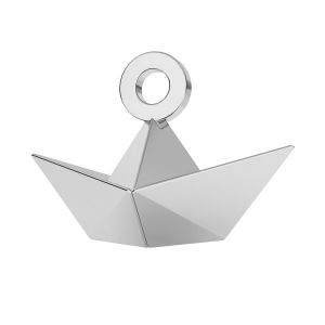 Origami loď přívěšek stříbrný, ODL-00207