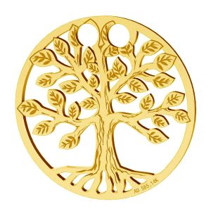 Strom života privesek, zlato 14K, LKZ-01305 - 0,30