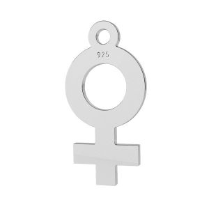 Symbol ženy přívěsek, stříbrný 925, LK-1308 - 0,50