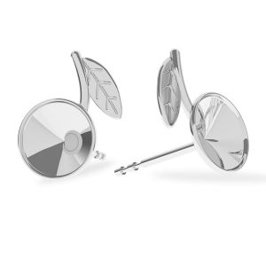 Listy náušnice, sterling silver 925, ODL-00355 KLS (1122 SS 29) L+R
