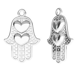 Hamsa ruku přívěsek, stříbrný, ODL-00440