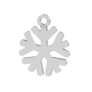 Sněhová vločka přívěšek stříbrný, LK-1533 - 0,50
