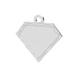 Diamant přívěsek stříbrný, LK-1484 - 0,50
