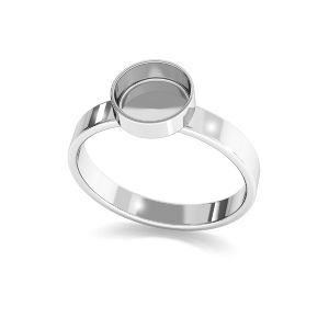 Kulaté náušnice z pryskyřice, stříbrný 925, RING FMG-R - 2,80 8 mm