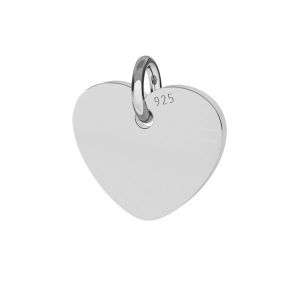 Srdce přívěšek stříbrný, J-LKM-2010 - 0,80 10x11 mm