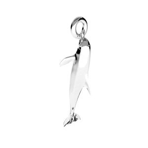 Delfín přívěšek stříbrný 925*ODL-00777 4,6x19 mm