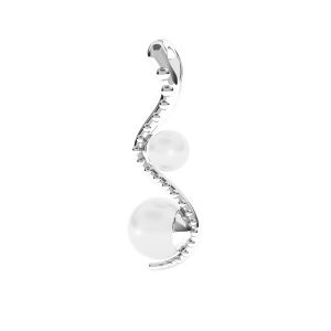 Had přívěsek Swarovski pearls, ODL-00774 4x22 mm ver.2