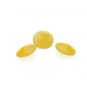 Zlutá chalcedon 12 mm, polodrahokam