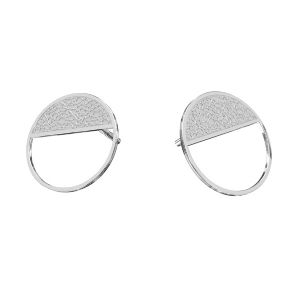 Kolo náušnice*stříbro 925, KLS LKM-2749 - 0,50 12x12 mm