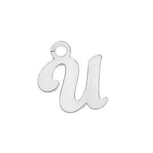 Písmeno U privesek*stříbro 925*LK-0076 - 0,50 7x9 mm