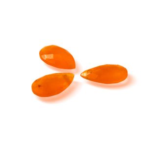 Oranžový nefrit MANDLE 16 MM GAVBARI, polodrahokam