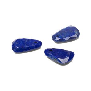 Plochá slza přívěšek, Lapis lazuli 16 mm, Gavbari polodrahokam
