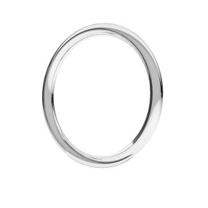 Kulatý prsten, stříbrný 925, OB 1,9x17,4 mm