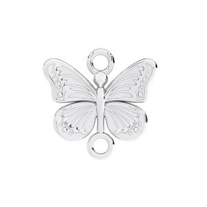 Motýl přívěšek stříbrný 925, ODL-00909 13x13,3 mm