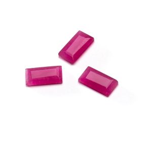 Obdélník jadeite neon pink, 5x10 mm GAVBARI, polodrahokam