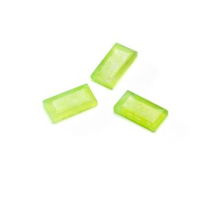 Obdélník svetlo zelený Jade, 5x10 mm GAVBARI, polodrahokam