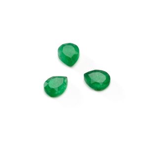 Pokles, plochý chrbát, Dark green Jade 5x6 MM GAVBARI