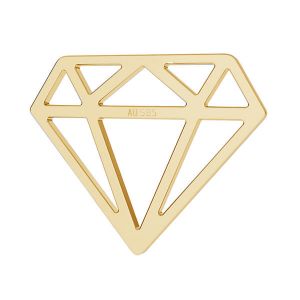 Kolo přívěsek*zlato 585*LKZ14K-50116 - 0,30 12,8x15,5 mm