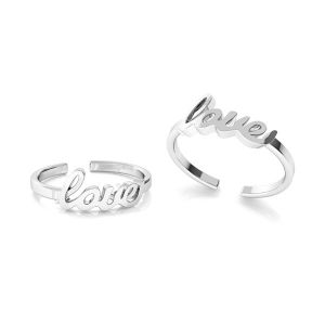 Love prsten stříbrny, U-RING ODL-00686 18,9x19 mm