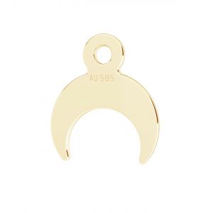 Měsíc mini přívěšek, zlato 14K, LKZ14K-50198 - 0,30 7,5x8,6 mm