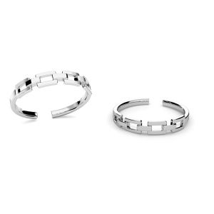 Prsten stříbrny, stříbro 925, U-RING ODL-01057 3,2x17 mm