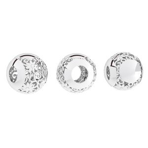 Kolo korálky přívěšek*stříbro 925*BDS OWS-00212 9,4x10,2 mm