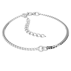 B&aacute;ze na n&aacute;ramky*stř&iacute;bro 925*PD 50 BRACELET 39 15+4 cm