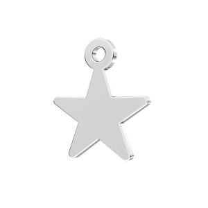 Přívěsek - hvězda*stříbro 925*LKM-3192 - 0,40 9x10,3 mm