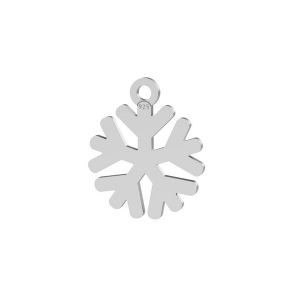 Sněhová vločka přívěšek stříbrný, LKM-3237 - 0,50 10x12,5 mm