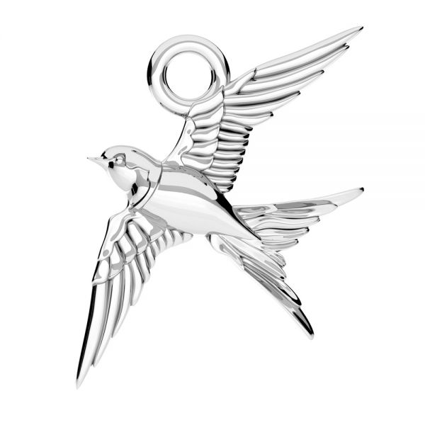 Přívěsek pták, stříbro 925, ODL-01127 12x20 mm