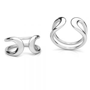 Znamení nekonečna prsten stříbrny 925, U-RING ODL-01228 10x20,6 mm