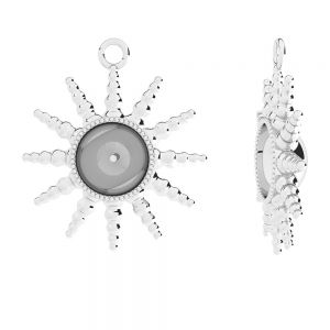 Přívěšek slunce perla, stříbro 925, ODL-01225 21x24 mm