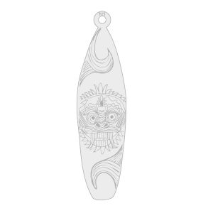 Přívěsek, LKM-3158 20,3x5,3 mm
