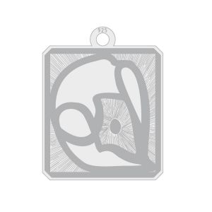 Přívěsek, LKM-3233 - 0,80 15,3x19,4 mm