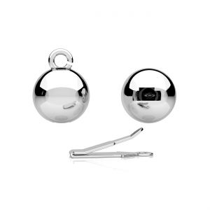 Spona kulové zásuvky - sada*stříbrná AG 925*SET OWS 00511 8x11,2 mm