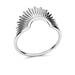 Přívěsek - Sluníčko plíšek*stříbro 925, ODL-01088 10,5x19,3 mm r.11