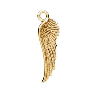 Přívěsek andělské křídlo*zlato 585*ODLZ-00162 6x18,5 mm