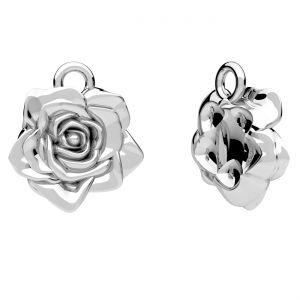 Přívěsek - květ ruže*stříbro 925*ODL-01284 11,4x13,1 mm