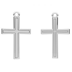 Křížový přívěsek*stříbrný 925*CON-1 ODL-01359 16,1x26,4 mm