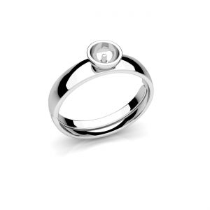 Prsten univerzální velikost perla, stříbro 925, U-RING ODL-01306 3,2x16 mm