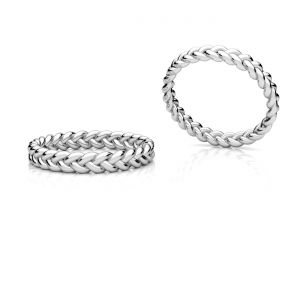 Kolo prsten prýmek, stříbrny 925, RING ODL-01366 2,9x20,8 mm R-17