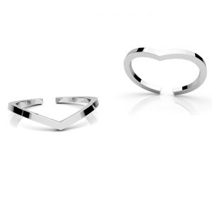 Prsten stříbrny 925, U-RING ODL-01227 1,2x1,2 mm