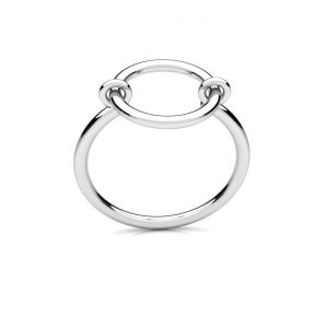 Prsten - kruh*stříbrný AG 925*RING OWS-00551 12x21,3 mm R-13